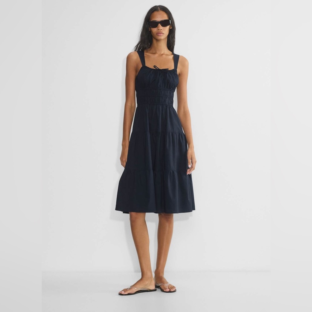 ◾️Aritzia Sunday Best Martine Poplin Midi Dress
